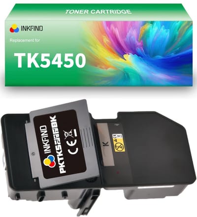 INKFIND TK-5450 Zwart tonercartridge compatibel met Kyocera TK5450 TK-5450 Zwart geschikt voor Kyocera ECOSYS PA2600cwx/PA2600cx/MA2600cwfx/MA2600cfx - 1-pack Zwart