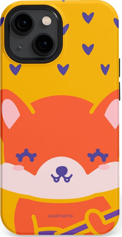 Casetastic Hoesje Geschikt voor Apple iPhone 13 Mini Magsafe - Stijlvolle Beschermende Duo-layer Case - Vossen beat