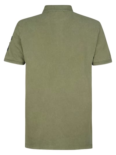 Petrol Industries - Heren Piqué polo Tracción - Groen - Maat S
