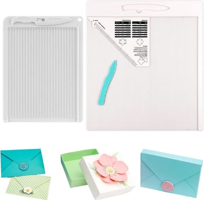 Multifunctionele Scoreboard Set voor Enveloppen en Cadeauboxen - Inclusief Botervloot en Driehoeksgids voor Precisie en Gemak