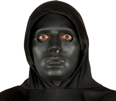 Fiestas Guirca Masker Halloween Pvc Zwart One-size