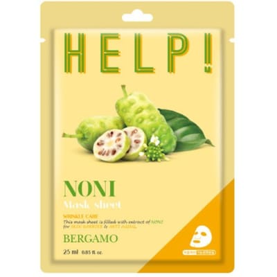BERGAMO Help! Noni mask sheet 25 ml - Kojąca maska w płachcie z morwą indyjską BERGAMO HELP!