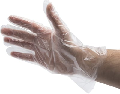 Wegwerp Polyethyleen Handschoenen – Transparant – 100 Stuks – Hygiënisch En Waterafstotend – Voor Schoonmaak En Huishoudelijk Gebruik [11118]