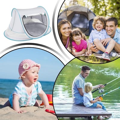 Baby Beach Tent Lightweight Sun Canopy Outdoor Relaxation Picnic Hiking Travel Park Lake Backyard Holiday