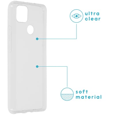 imoshion Hoesje - Geschikt voor Motorola Moto G9 Power - Softcase Backcover smartphone - Transparant