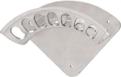 Wandslanghouder - Slangrek Ophangsysteem - Tuinslang Opbergen - Originele Kwaliteit - 18 x 8 x 13 cm - Zilverkleurig