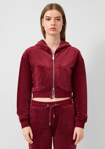 s.Oliver -qs Sweatshirts Burgundy Größe: XL | Kaputzenpullis Outlet | Damen | Braun