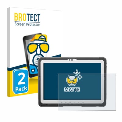 BROTECT - Screenprotector voor Panasonic Toughbook FZ-A3 - Folie Beschermfolie matte 2 Stuks