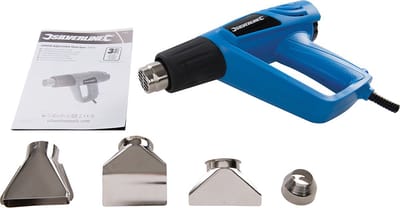 Silverline 2000 Watt verstelbaar heteluchtpistool 550 °C