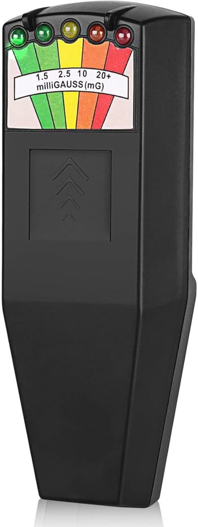 Draagbare EMF-meter voor magnetische velden - Stralingsdetectie met 5 LED Indicatoren - Paranormale Apparatuur