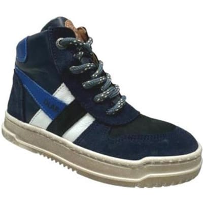Develab Mid Cut Sneakers blauw Leer - Maat 30