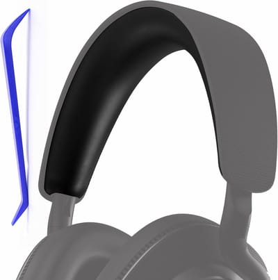 Hoofdband Vervangkussens voor Bowers & Wilkins Px7 S3/Px8 S2 Draadloze Hoofdtelefoons, Zacht Leer, Eenvoudig te Installeren, Comfortabel en Duurzaam (Zwart)
