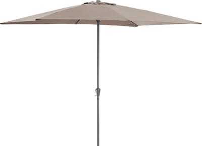 ACAZA Parasol - Stokparasol - Parasols - Taupe - 300 x 200 cm (L x B) - ALUMINIUM - Tuinparasol - Rechthoekige Parasol - Waterdicht