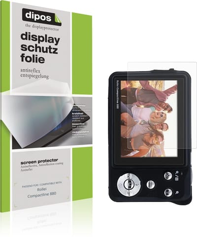 dipos – 4x Matte Beschermfolie geschikt voor Rollei Compactline 880 | Krasbestendige & antireflecterende Screenprotector Ultra-Thin