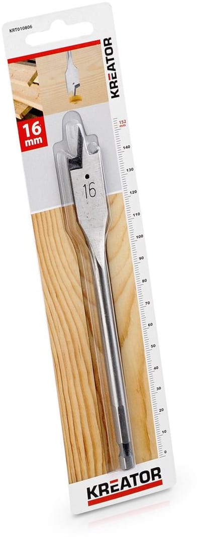 Kreator houtboor speedboor Ø 16x152mm hexagon (KRT010806)