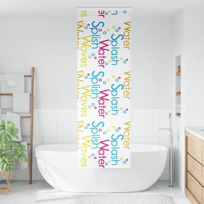vidaXL - Doucherolgordijn - met - cassette - 80x240 - cm - stofbreedte - 76 - cm