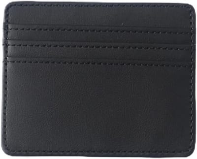 Elegante Leren Slim Wallet voor Mannen, Minimalistisch Ontwerp, Dunne Kaarthouder voor Geld en Kaarten, Perfect voor Dagelijks Gebruik en Cadeaus zoals Kerst en Valentijnsdag