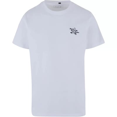 Mister Tee - Penne Va Bene EMB Heren T-shirt - XS - Wit