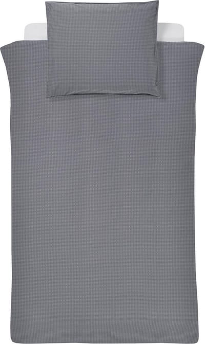 Damai Jujika Dekbedovertrek - Katoen - Eenpersoons - 140x200/220 cm - Grey