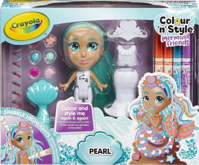 Crayola Color Style Mermaid Friends Pearl - Hobbypakket - Kleur en stijl zeemeermin