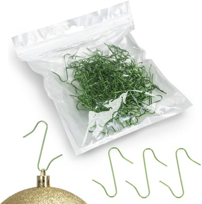 Springos Kerstbalhaakjes | 150 stuks | Groen