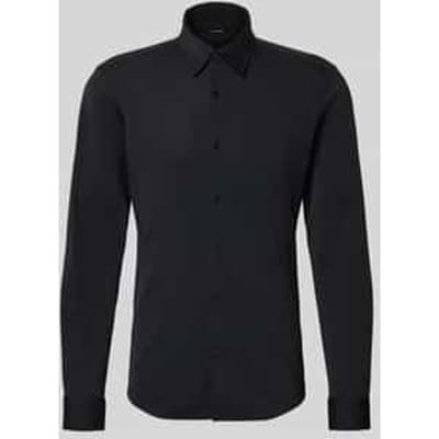 slim fit vrijetijdsoverhemd met kentkraag model 'P-ROAN'