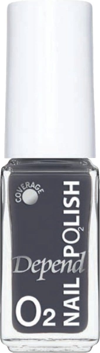 Depend Cosmetic - Depend O2 - Nailpolish - Nagellak - nr748 - Donkergrijs