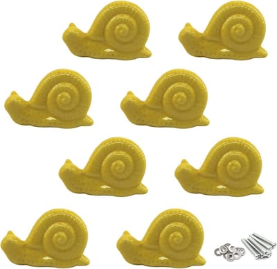Kleurige Keramische Deurknoppen met Handvatten voor Kinderkamers - Set van 8 Stuks voor Meubels en Kasten