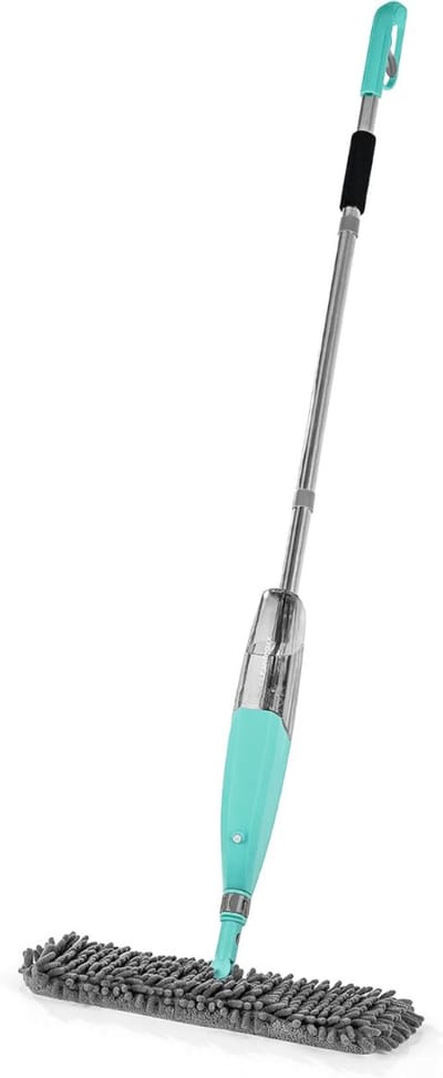 Core® Dweil met spray - Dweil - Mop - Turkoois - ‎168cm x 40cm x 13cm