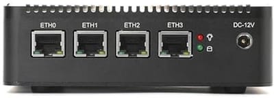 Quad Core Firewall Mini PC met 8GB RAM en 128GB SSD