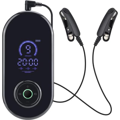 Dispositif d'aide au sommeil par micro-courant Clip d'oreille électrique pour l'insomnie, l'anxiété, le mal de tête Soulagement Instrument de sommeil rapide