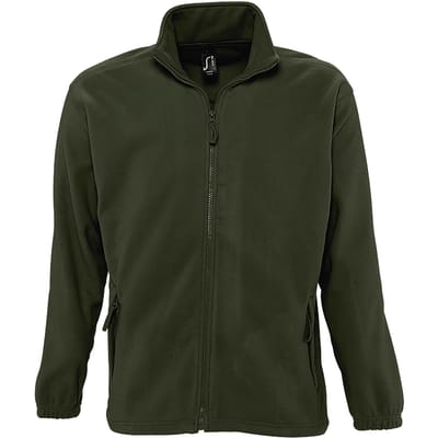 SOLS Heren North Full Zip Outdoor Fleece Jacket (Leger)