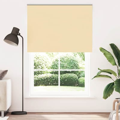 vidaXL - Rolgordijn - verduisterend - 150x210 - cm - stofbreedte - 146,6 - cm - beige