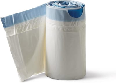 Commode Liners - Wegwerp Voeringen - Hygiënisch Opruimen - Met Absorberende Pad - 72 Stuks - Wit