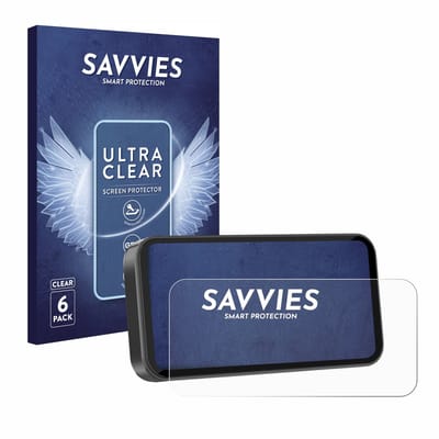 Savvies - Screenprotector voor Carpuride W603D 6.3" - Folie Beschermfolie transparant 6 Stuks