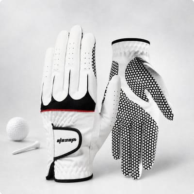 Linkshandige Golfhandschoen Antislip Linkerhand Golfhandschoen Atletische Uitrusting Gestructureerde Grip Geperforeerd Voor Sportgebruik Oefenen