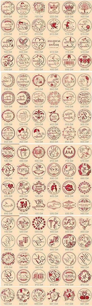 Wax Zegelstempel Set - Gepersonaliseerd Ontwerp - Uitnodigingen Versieren - Koperen Kop - 25 mm Diameter - Goud