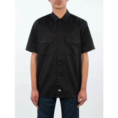 Dickies Work Short Sleeve Overhemd - Black