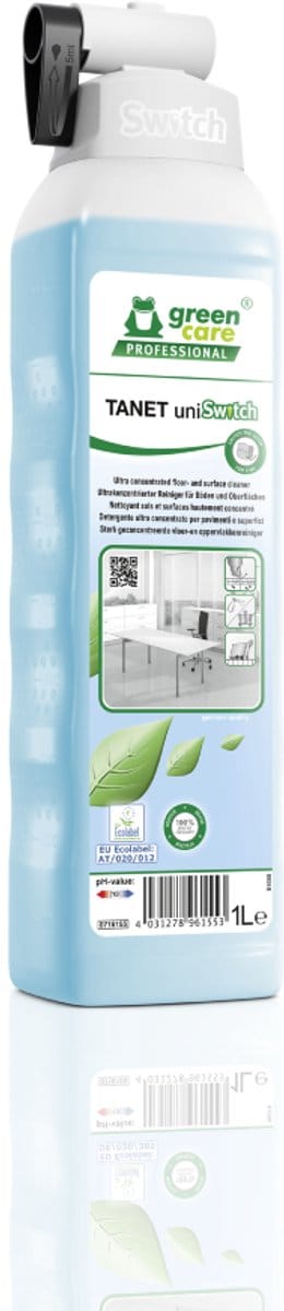 GreenCare Professional | Tanet uniSwitch | Ultra geconcentreerde vloer-en oppervlakkenreiniger