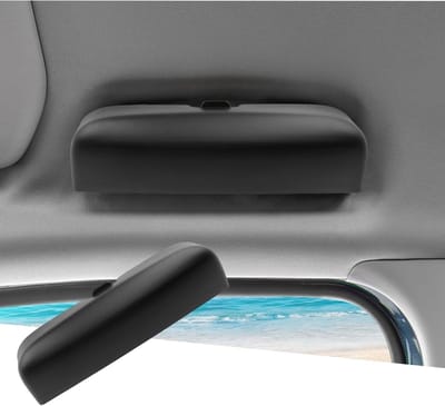Zonnebrilhouder voor Peugeot 208 en 2008 (2020-2024) - Plus Size, OEM Kwaliteit, Zwart, Auto Accessoire