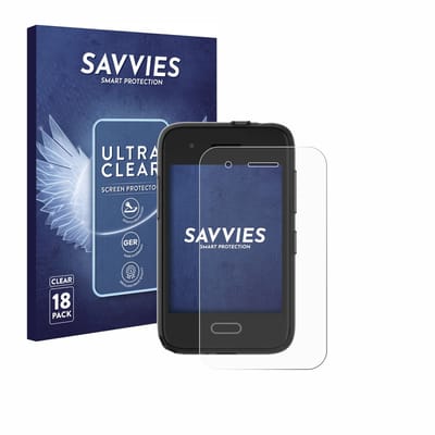Savvies - Screenprotector voor Xplora One - Folie Beschermfolie transparant 18 Stuks