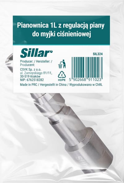Sillar adapter vor hogedrukreiniger - reduktie 1/4" F - koppeling - vervanging geschikt voor Kew, Nilfisk, Alto Neptun Posejdon - 1stk