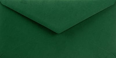 Gladde groene enveloppen DL - 110 x 220 mm - 25 stuks - NK natgelijmde - 115 gram - Sirio Color - Netuno