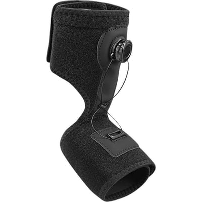 1 pièce Chevillère de Support Réglable Pour Course à Pied Basketball Bande de Gymnastique Tricotée en Nylon Sangle Protectrice black