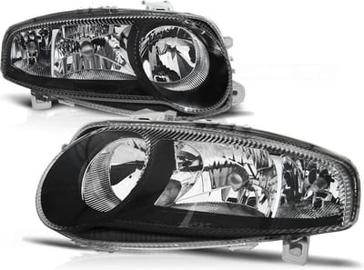 Koplampen ALFA ROMEO 147 01 01-12 04 ZWART