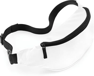 Bagbase Heuptasje/buideltasje - wit - 38 x 14 x 8 cm - festivaltasjes - Reis/vakantie/wandel tasje