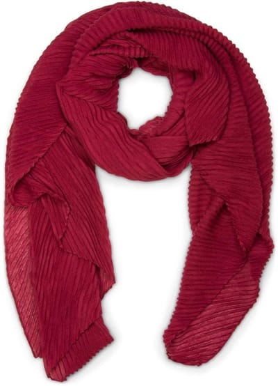 Sjaal Zacht - Geplooide Look - Dames - 96 x 192 cm - Wasbaar - Comfortabel Materiaal - Hoogwaardige Afwerking - Sjaaltje