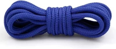 Ronde schoenveters BLAUW- 160cm- dikte 5 MM- Outdoor/ sport schoenen veters