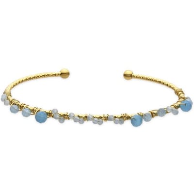Luxenter Armband met Blauw Kristal 18k goud afwerking - Yakde