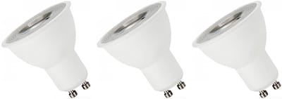 Spectrum LED Lamp GU10 4W - 230V - 300 Lumen - 3000K Warm Wit - Gezellig licht - Energiezuinig - 3 stuks